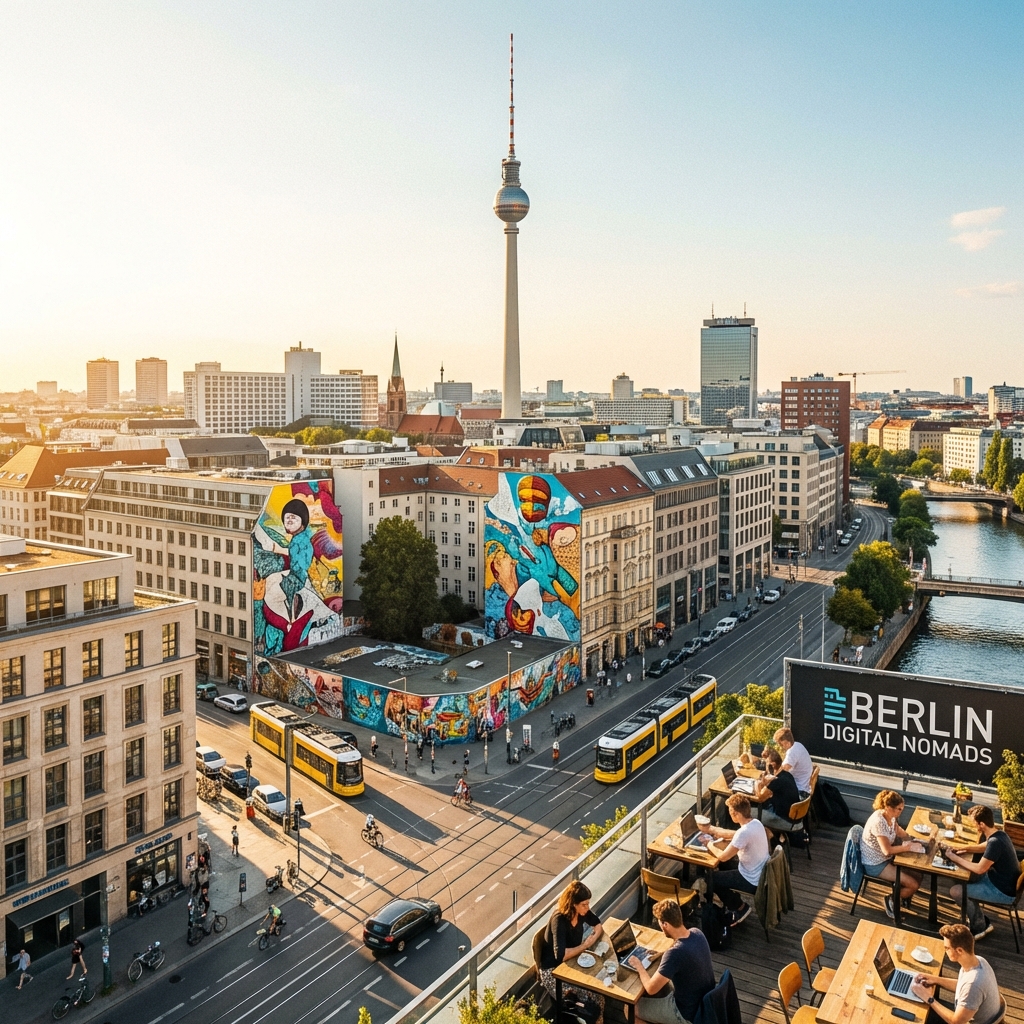 Vue de Berlin, Allemagne