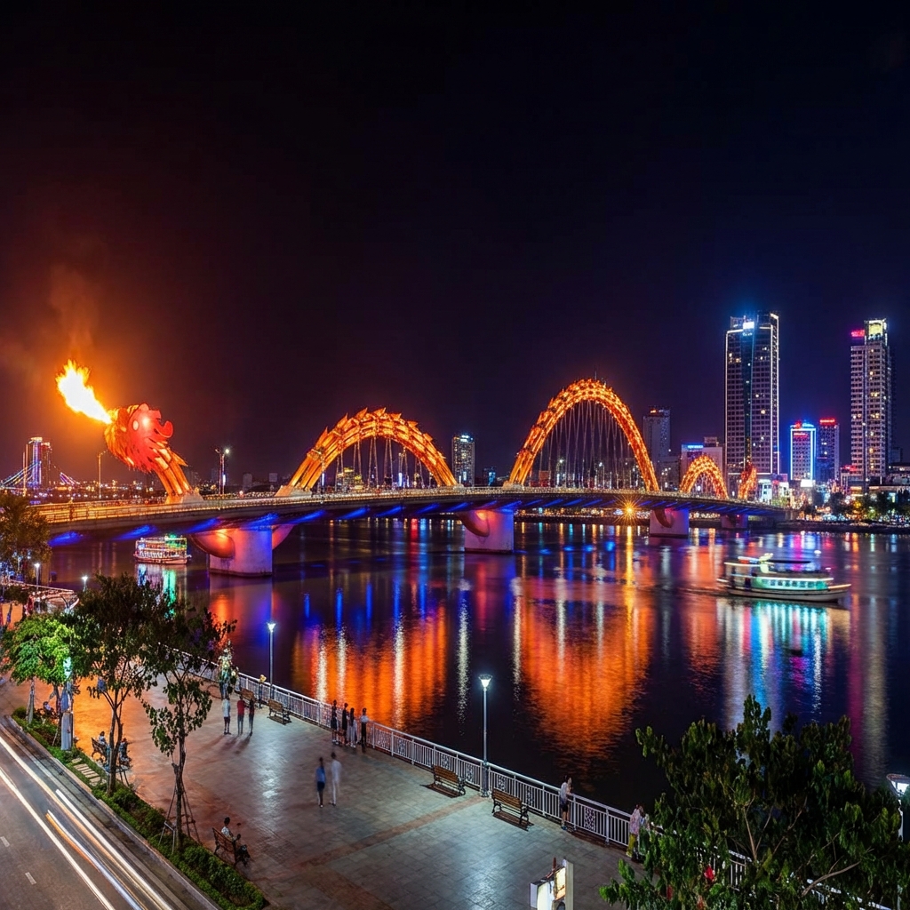 Vue de Da Nang, Vietnam