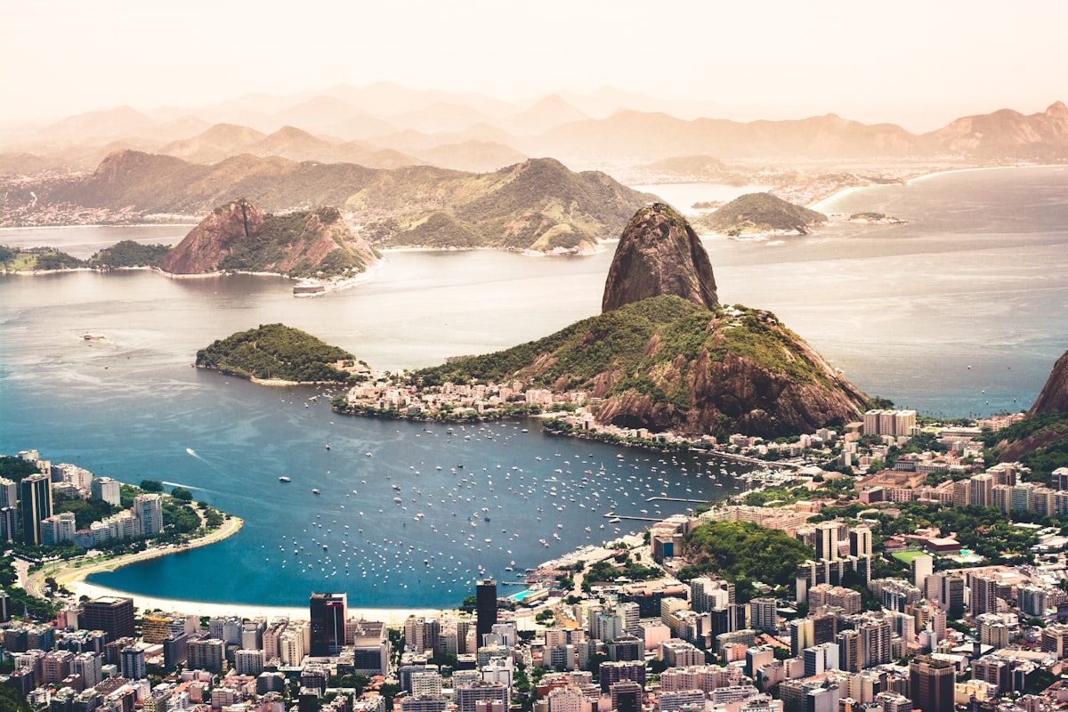Vue de Rio de Janeiro, Brésil