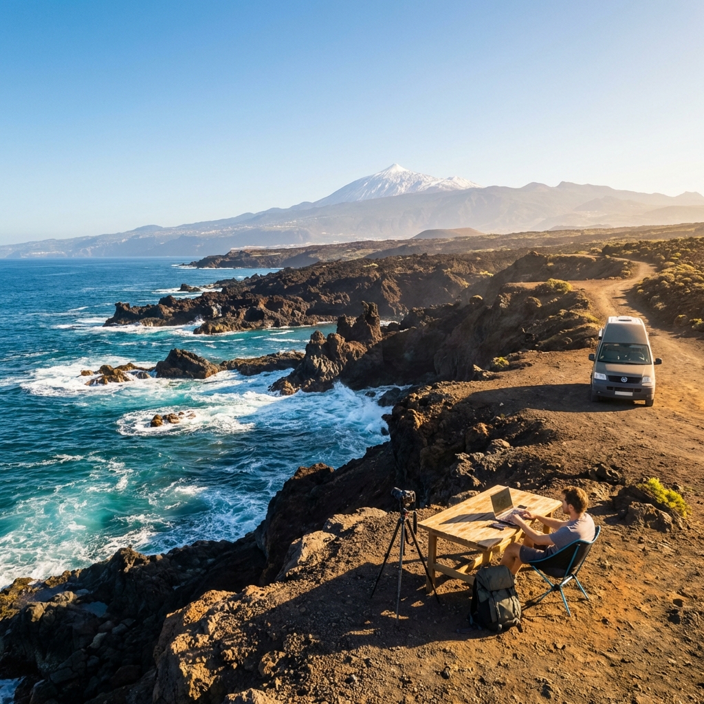 Vue de Tenerife, Espagne