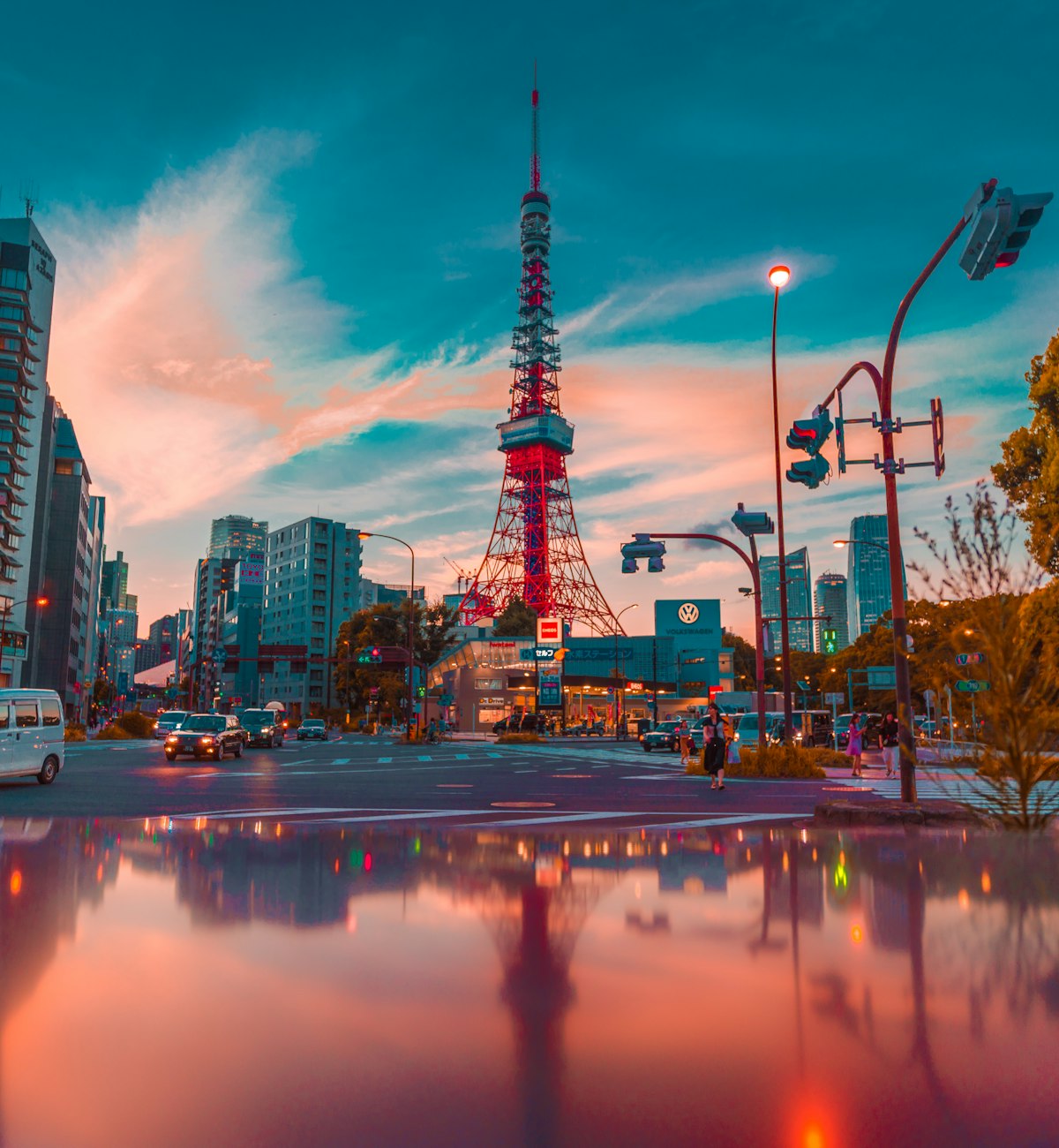 Vue de Tokyo, Japon